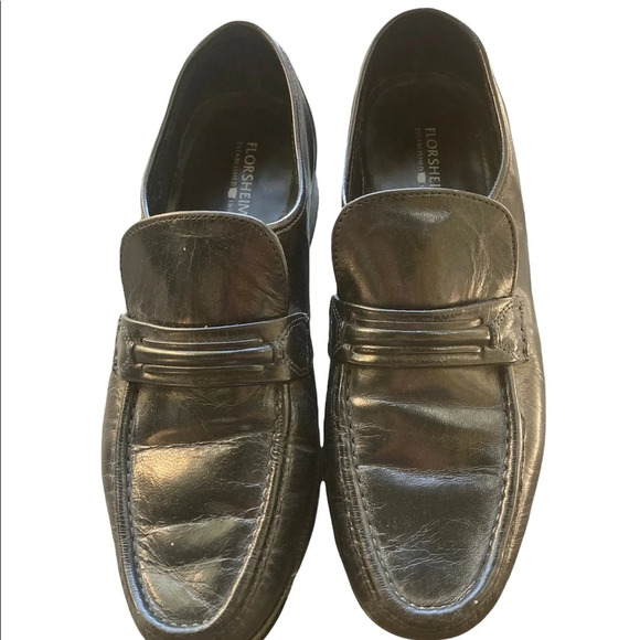 Black Florsheim Dress Shoes Size 8 1/2D - Picture 7 of 7